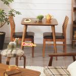 ウォールナットとラバーウッドの2種類の天然木製