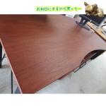 天板棚板は天然木ウォールナットを使用