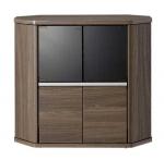 濃いめのブラウンカラーが落ち着いた雰囲気